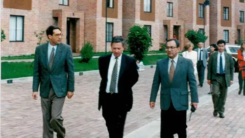 Entrega de viviendas en Ciudadela Colsubsidio 1989