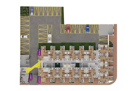 planos proyecto de vivienda Udara Samai: Colsubsidio y Lab-Desarrollo