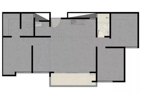 planos apartamento tipo A proyecto de vivienda San Pablo Orquídeas sin acabados