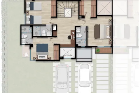 piso 2 casa Acacia proyecto de vivienda Savanna Santa Clara