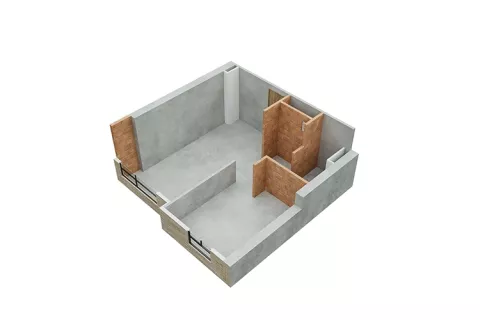 Apartamento 31mts proyecto de vivienda Urbana 30 Colsubsidio y Constructora Bolivar