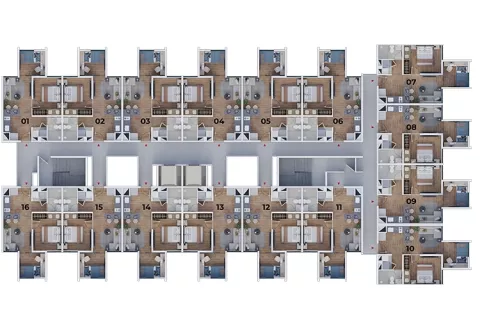 Plano apartamento udara Samai  proyecto de vivienda Colsubsidio y Lab-Desarrolla