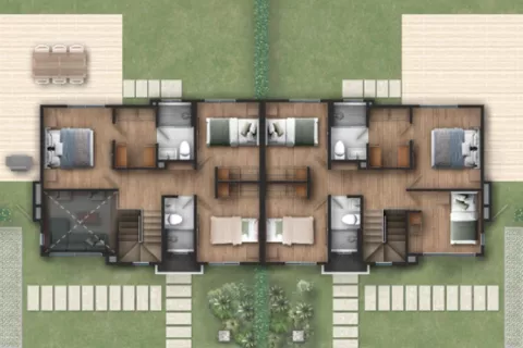 Casa tipo B piso 2 de de Kundara Casas Campestres