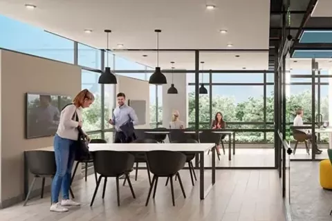Salas del proyecto de vivienda Madeira Park