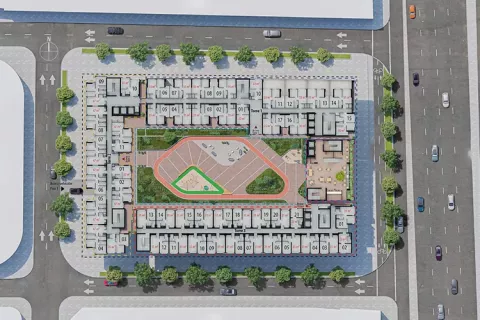 Planta del proyecto de vivienda Urbana 30