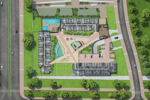 Planta urbana del proyecto de vivienda Austro