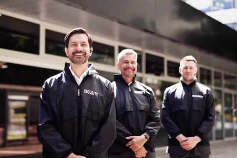 Grupo de profesionales en seguridad privada