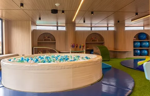 Piscina de pelotas del Club la Colina de Colsubsidio