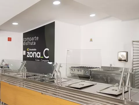 Autoservicio de almuerzos Zona C de Colsusbidio