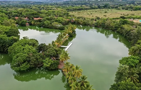 Lago área de conservación de Piscilago