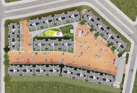 Planos de implantación proyecto vivienda Zarzal 