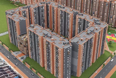 vista aérea proyecto Urbania Terra