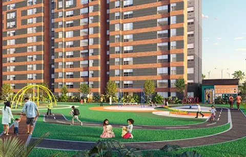 Zona infantil y peatonal 