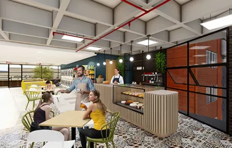 Lavandería y Cafetería
