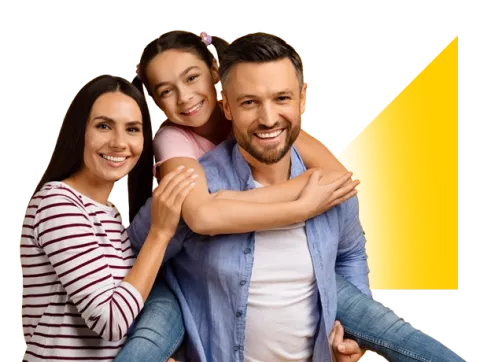Familia beneficiaria del programa de acompañamiento social de Colsubsidio