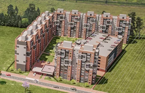 Vista aérea del proyecto
