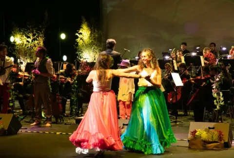 Obra de teatro Un bosque encantado