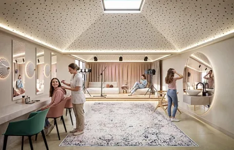 Beauty spa de Altia muestra mujeres en un salón de belleza