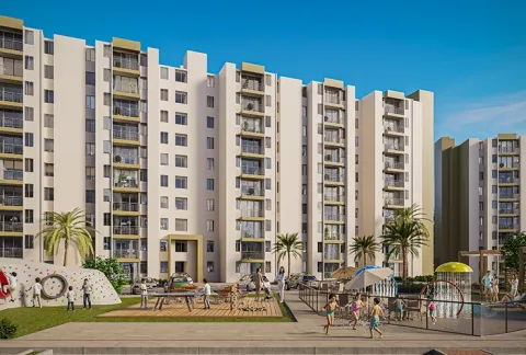 Zona juegos de Cádiz muestra parques y edificios