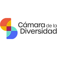 Diversidad, equidad e inclusión, logo cámara de la diversidad