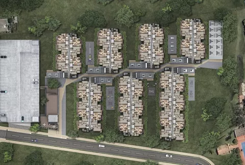 Planta urbana muestra espacios del conjunto Altia