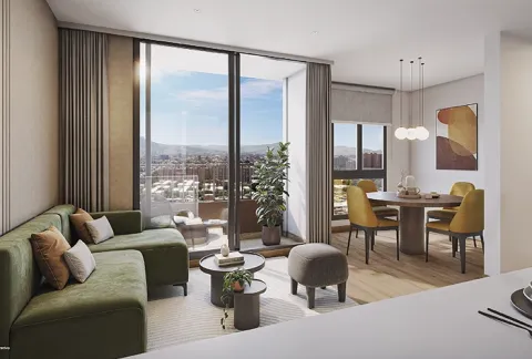 Comedor de Nuva Park muestra distribución de espacios y vista panorámica