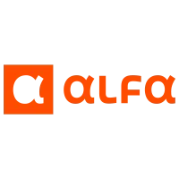 Logo constructora Alfa