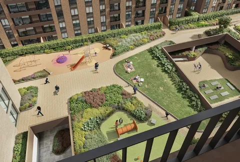 Urbanismo de Nuva Park muestra zonas sociales y zonas verdes