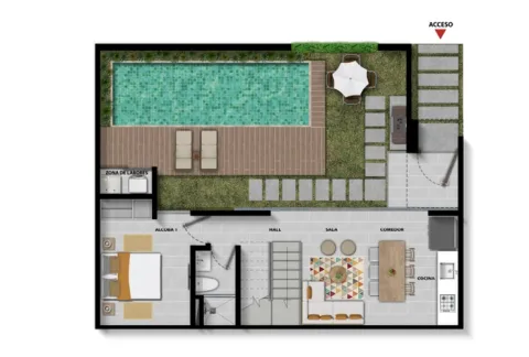 Planos de Maio muestra distribución de la casa.