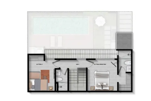 Planos de Maio muestra distribución de la casa.