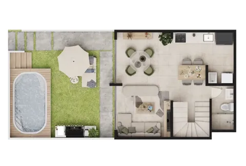 Planos de Maio muestra distribución de la casa.