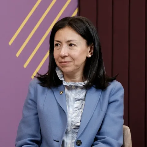 Raquel Bernal, rectora de la Universidad de los Andes, en Visión Sostenible de Xposible Colsubsidio