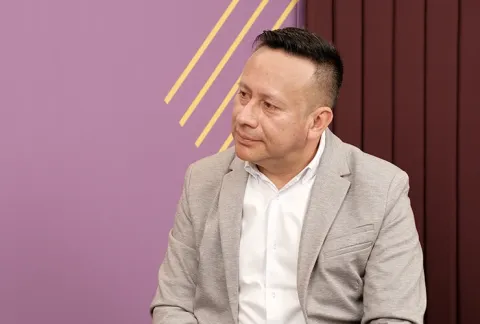John Celis, representante legal de Te Sirve Biorecicla, en Visión Sostenible de Xposible Colsubsidio